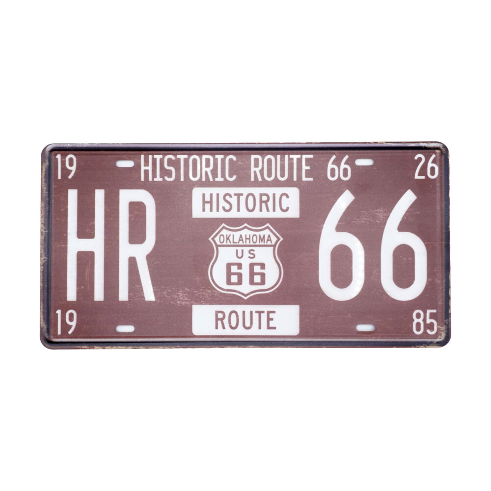پلاک فلزی historic rout 66