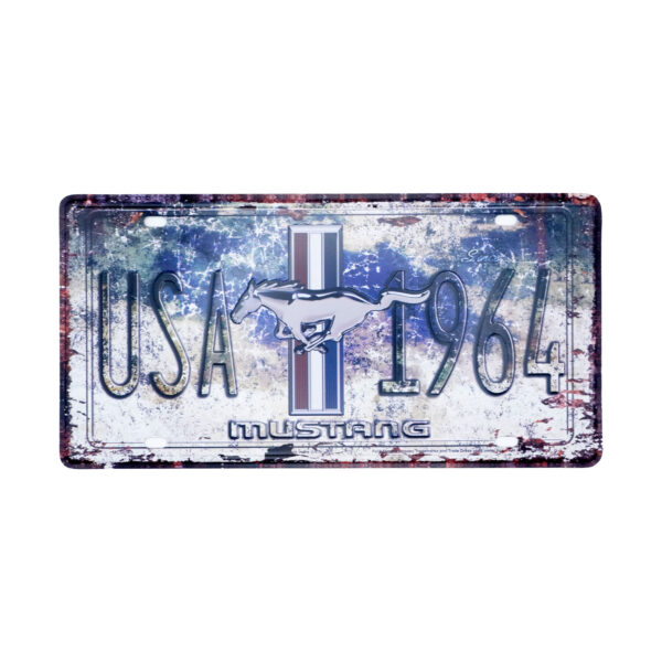 پلاک فلزی Mustang
