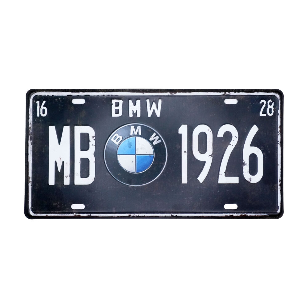 پلاک فلزی BMW
