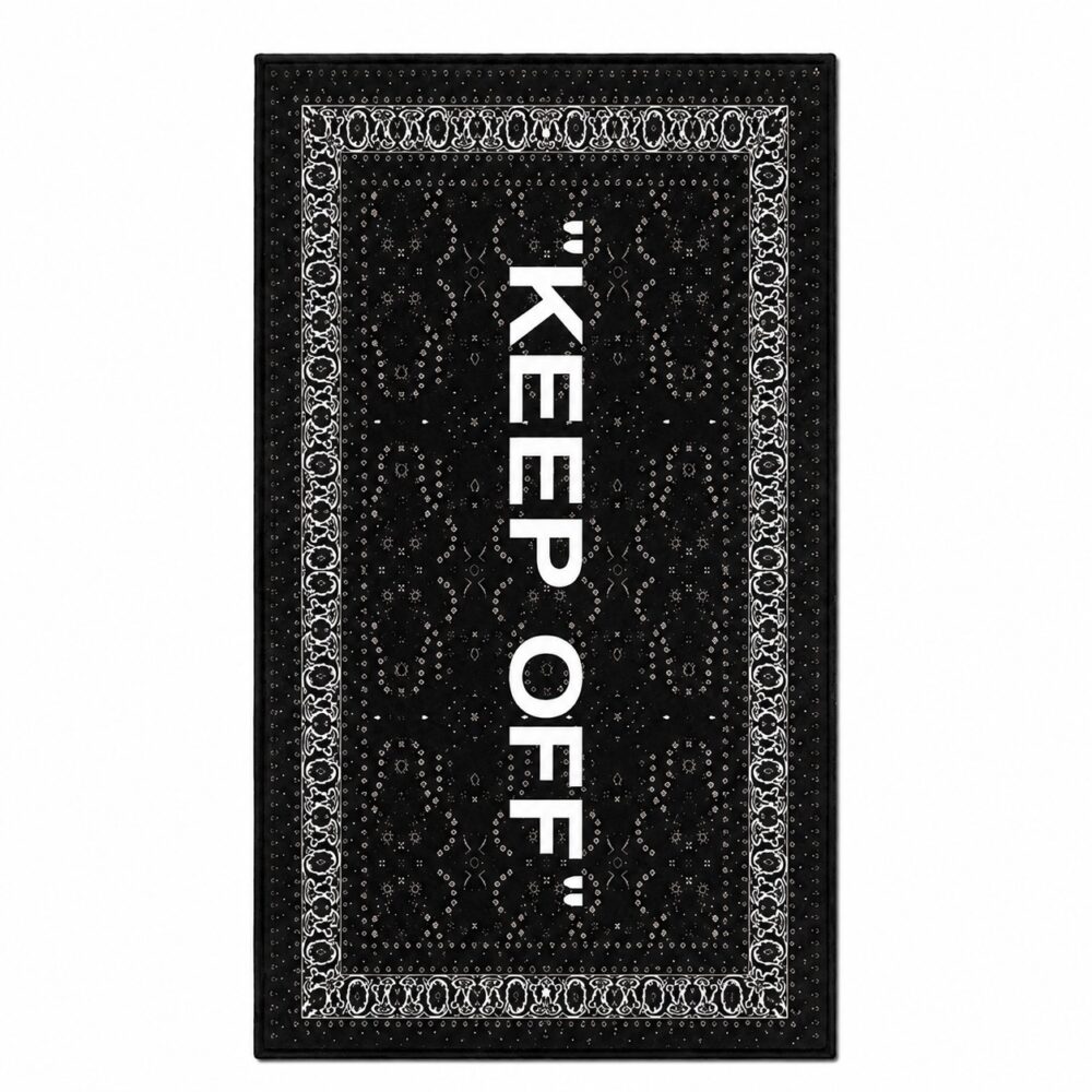 فرش پوستری keep off