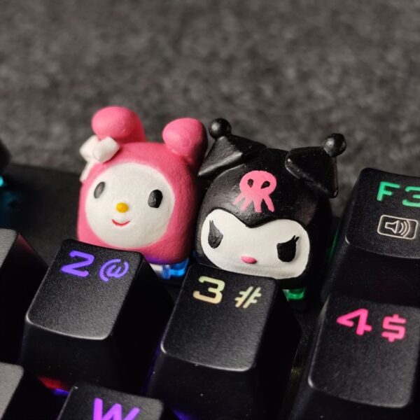 keycap طرح کرومی مشکی