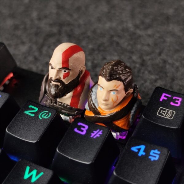 keycap طرح kratos